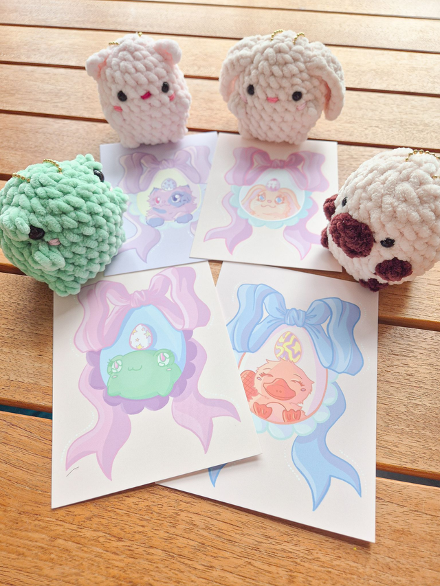 Carte postale paques ✨