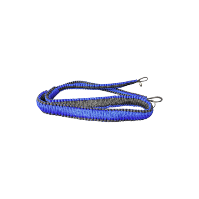 Blue and Black Binocular Strap - 57.5 inch or 146cm  
