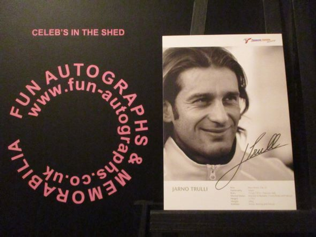 Jarno Trulli Original Pre-Print 6x4 Photograph (B)