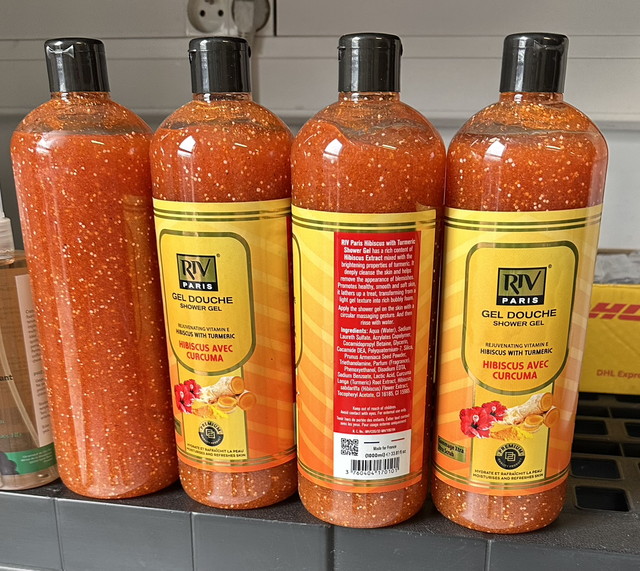 Gel douche curcuma