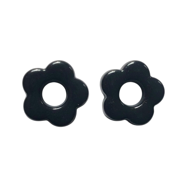 Fleurs en résine acrylique pour boucles d'oreilles fleurs personnalisable