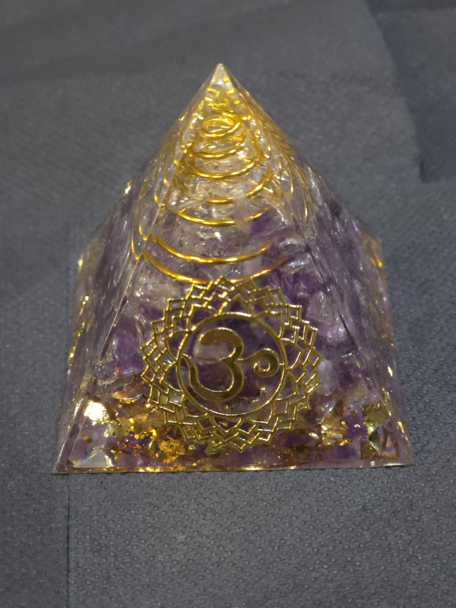 Orgonite d'Améthyste 6 cm chakra