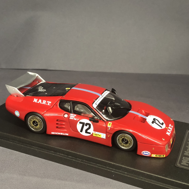 Ferrari 512BB Le Mans 1982 Cudini/Paul/Morton MG Model 1:43