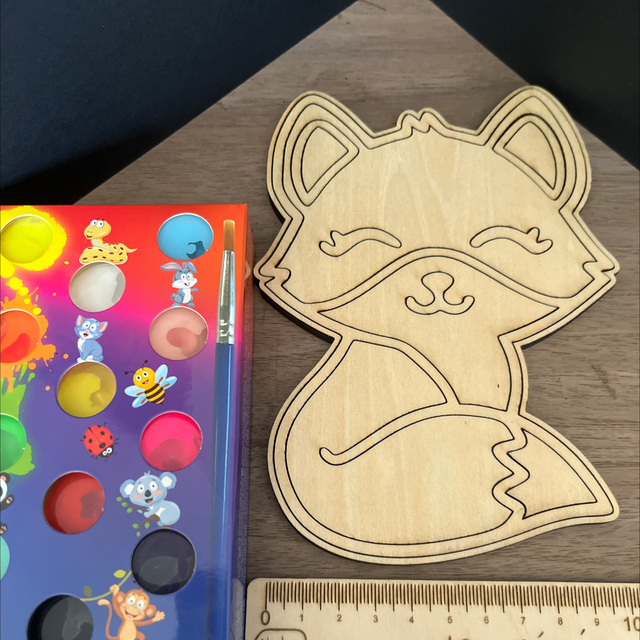 Le renard a colorier 