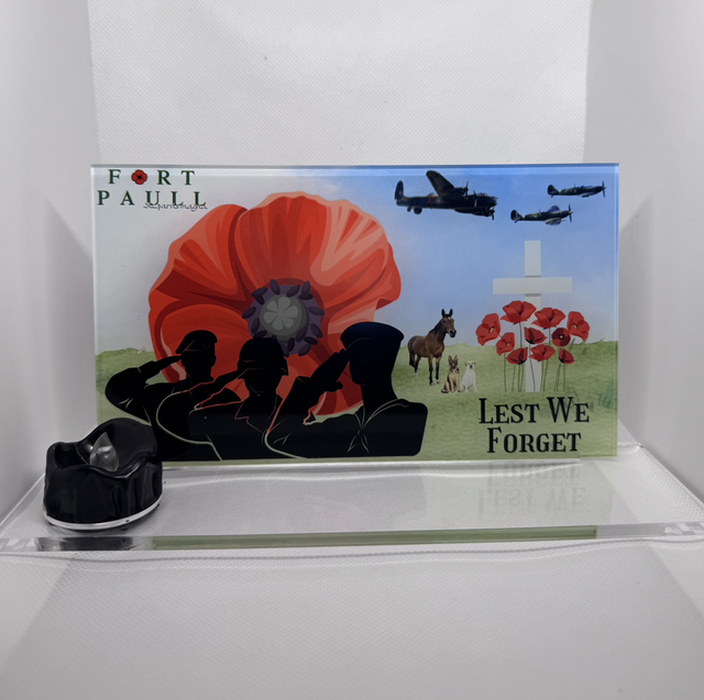 Fort Paull Lest We Forget Memorial Plaque