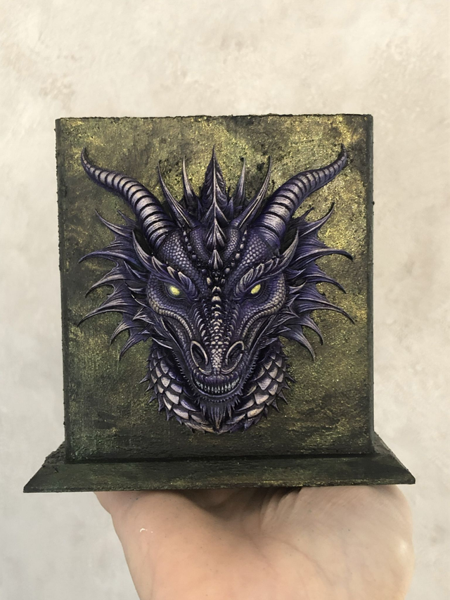 Pot Tête de Dragon Violet