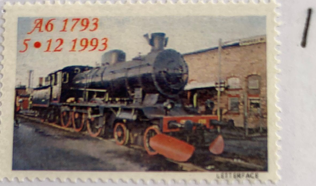 Brevfrimärke 1 - A6 1793 Den 5/12 1993