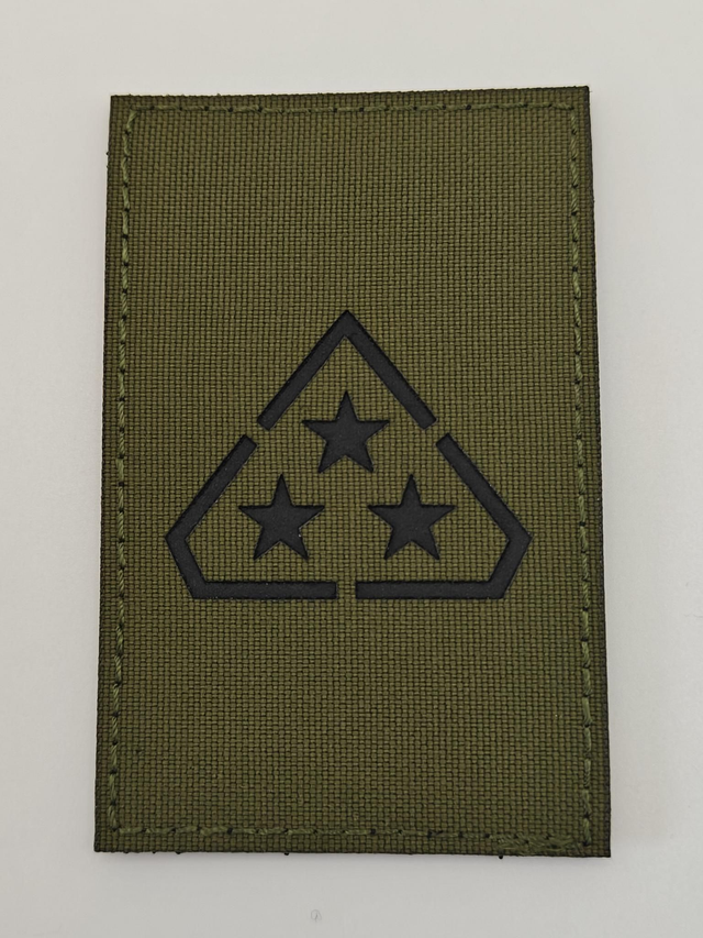 3* Private IR laser cut rank markings 