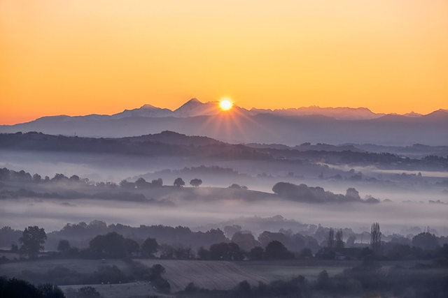 Le soleil d'Anie 30X40