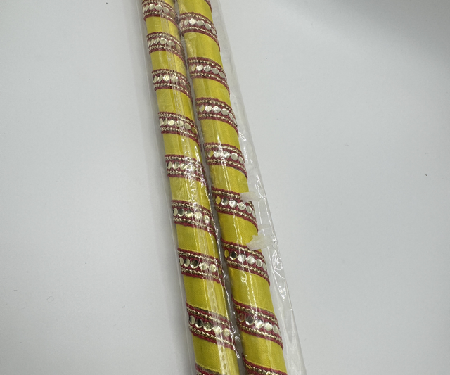 Dandiya sticks yellow 
