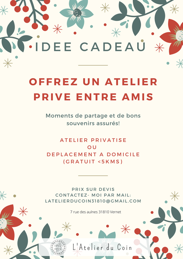 ATELIER ADULTE PRIVE