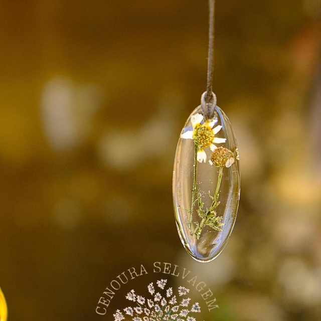 Pingente camomila silvestre