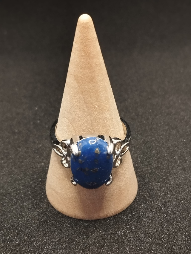 Bague en apatite bleue