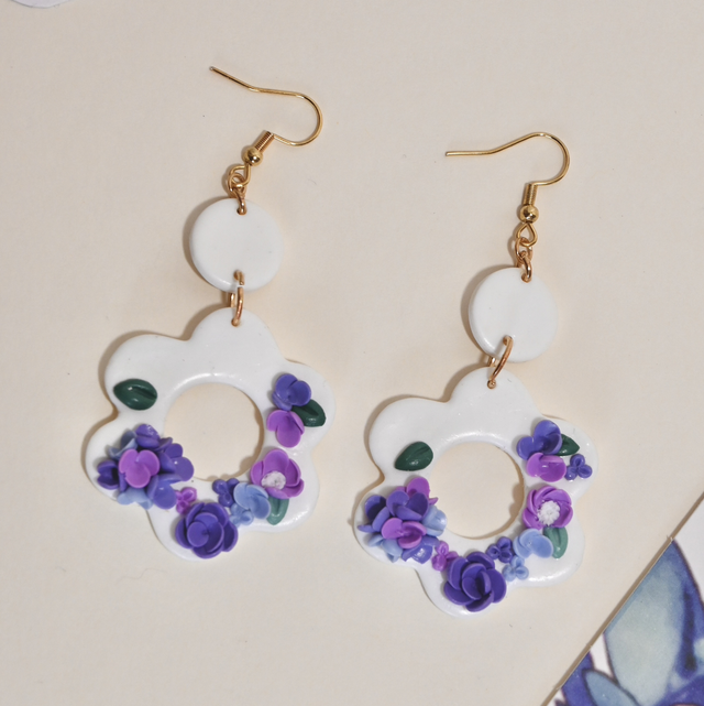 Boucles Hortensias - Grand Modèle