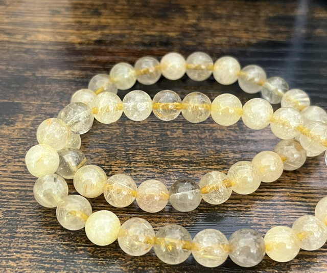 Bracelet de Quartz Rutile 