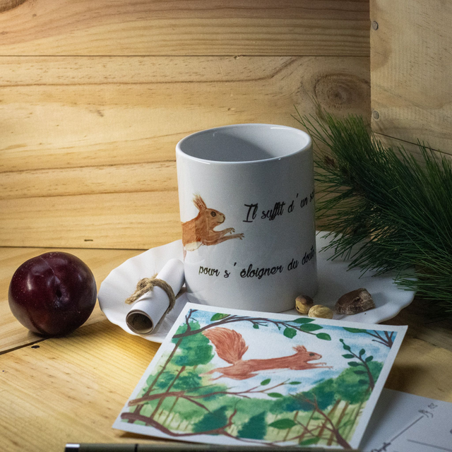Ecureuil du matin - tasse