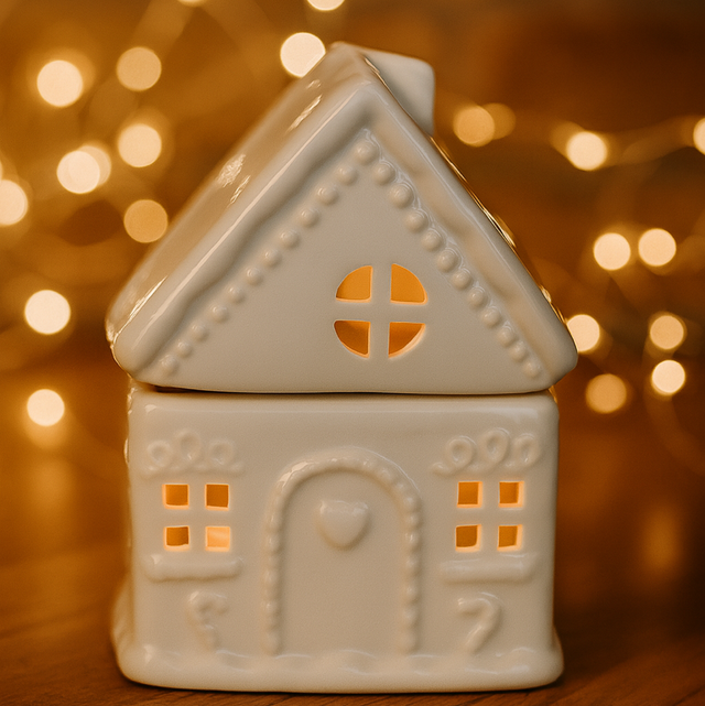 Gingerbread House wax melt burner
