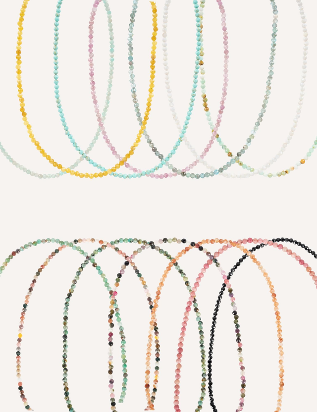 Collares minerales 2mm