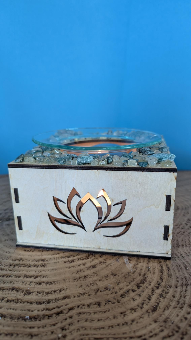 Brule parfum Fleur de Lotus Fukchite et Préhnite.