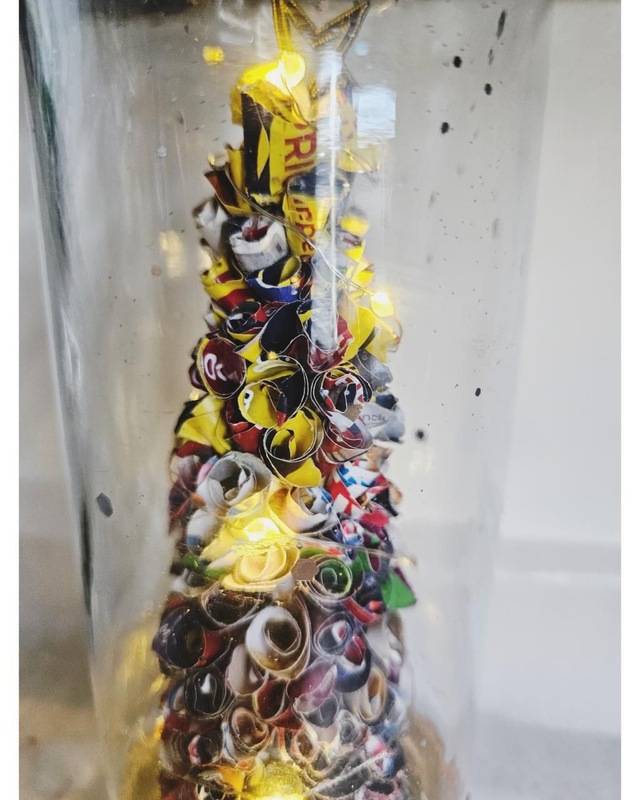 Xmas tree ECO handmade Lighting Table Decor