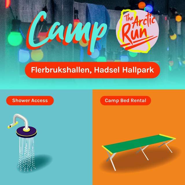 Stay with Camp Bed and Shower Access | Camp TAR