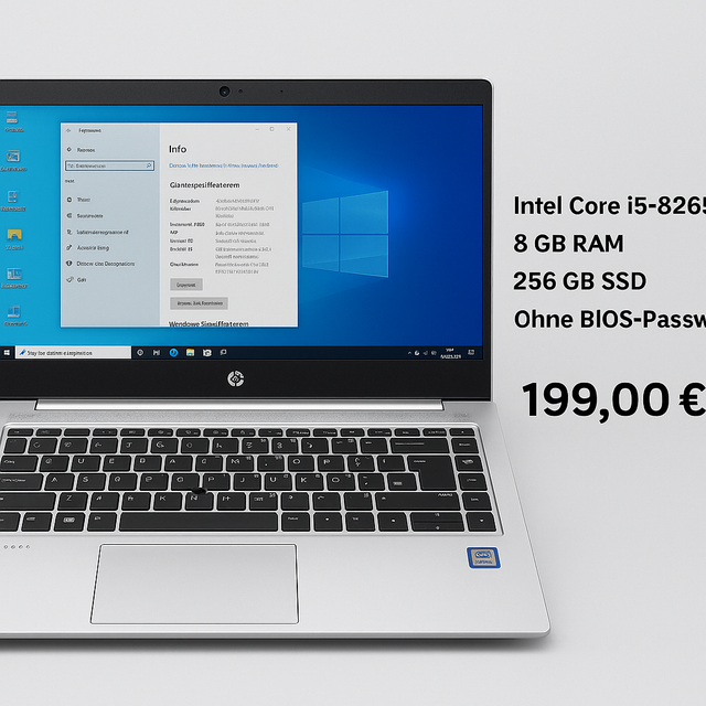  HP ProBook 440 G8 – i5 – 16 GB RAM – 256 GB SSD – Win 11 + Office 