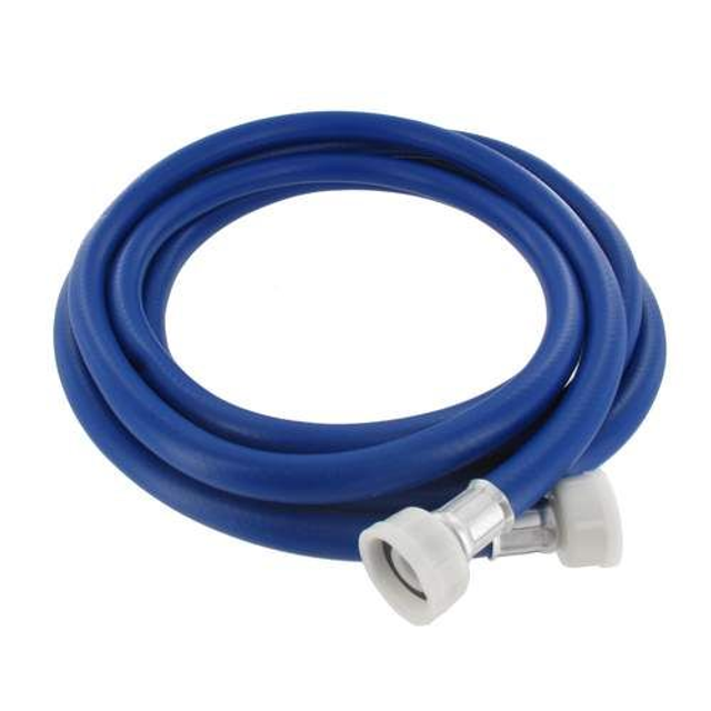 Bonfix Basic vulslang 2x 3/4&quot; messing wartels, blauw, l=3,5m met ontluchtingssleutel