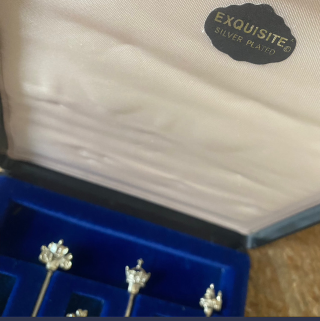 6 cuillères Diana & Prince Charles RARE