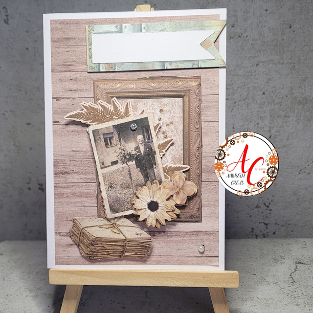 Carte Double _ Vintage portrait V.4