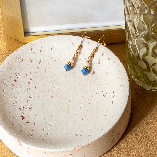 Boucle d'oreilles "Ithaque" Court