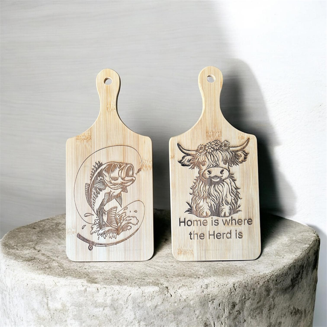 Laser Engraved Small Serving Platter