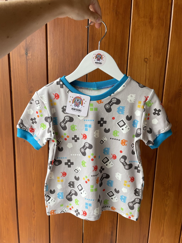 Grey Gamer T-Shirt Age 5