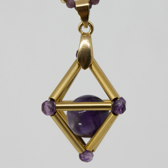 Gargantilla Mineral Octaedro