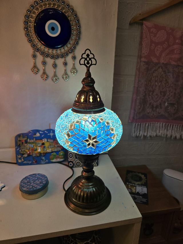 Large Mosaic Table Lamp 