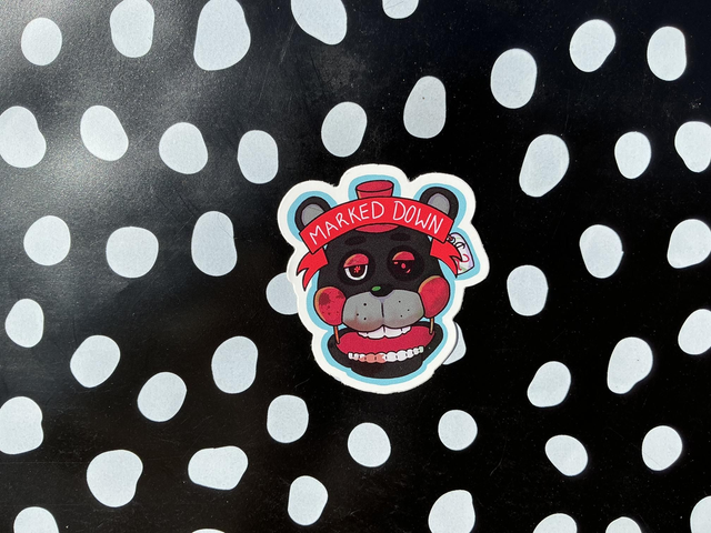 Marked Down Lefty sticker 