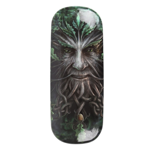 GREENMAN / OAK KING GLASSES CASE BY ANNE STOKES.
