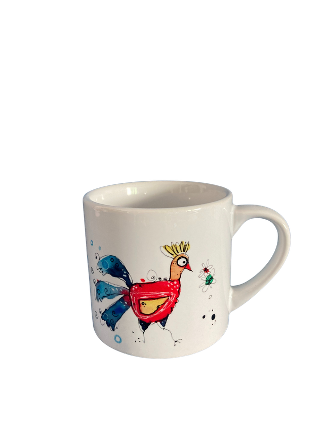Keramiktasse "Huhn"