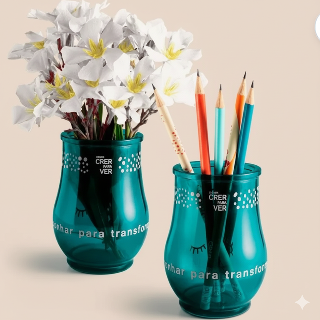 POTE VIDRO VERDE 350ML