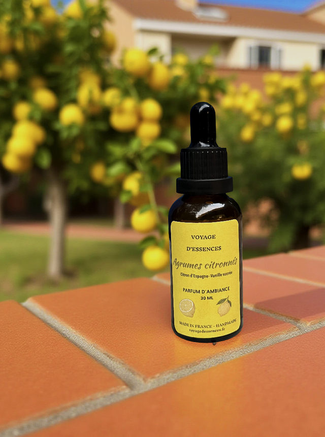 Flacon "Agrumes citronnés"