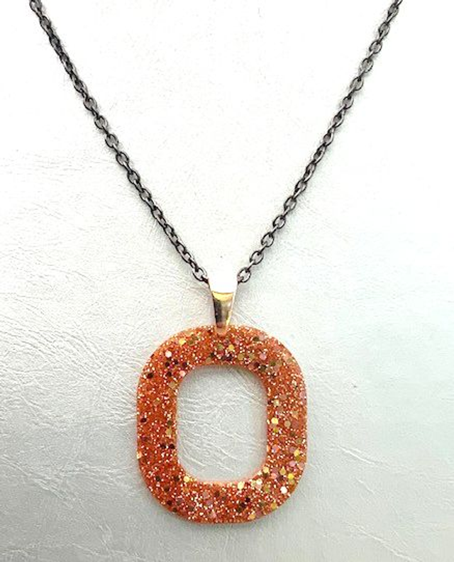 Collier Glitter Automne Cuivré