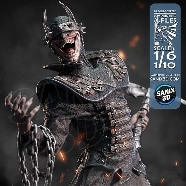 STATUE BATMAN WHO LAUGHS série comics