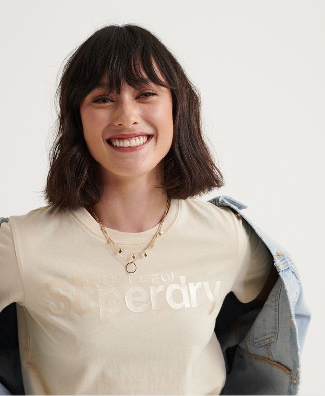 519T-SHIRT_AW1010019A - SUPERDRY T-shirt mezza manica stampa lamina