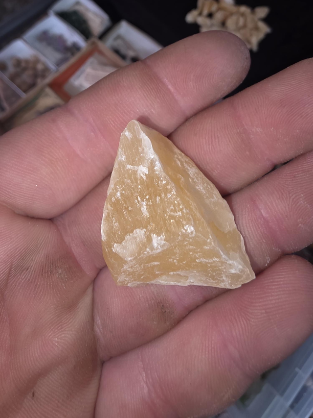 Orange calcite