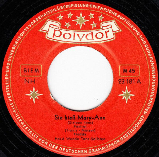 Freddy - Sie Hies Mary-Ann