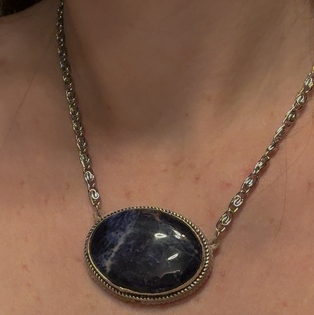 Collier IMPÉRATRICE sodalite