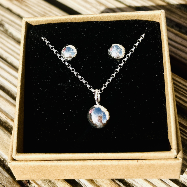 Silver Droplet set
