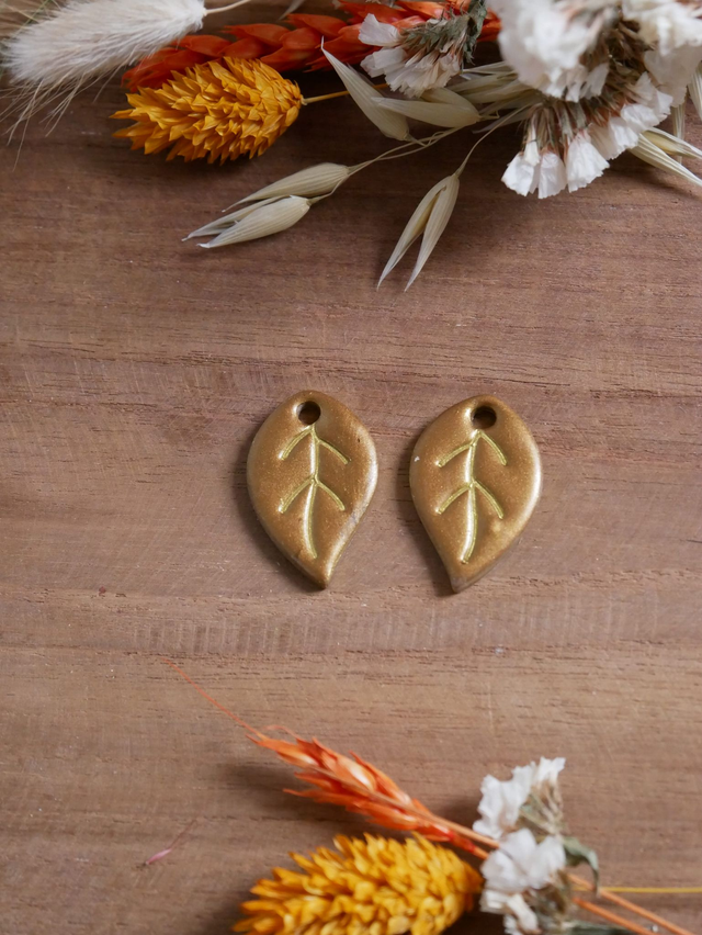 Feuilles bronze