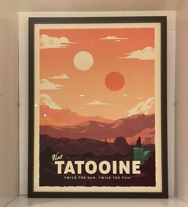 Star Wars Tatooine - Druck gerahmt 