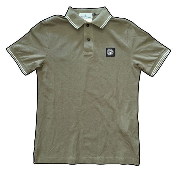 Stone Island Polo Shirt Khaki - S