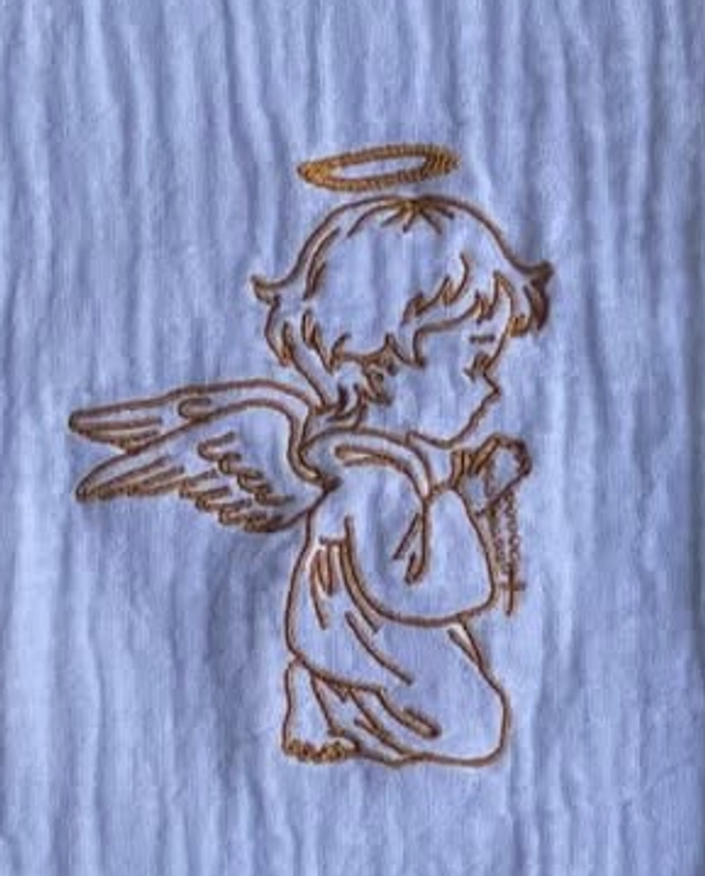 fichier broderie ange prieur Taille 10x10 / 12 Formats